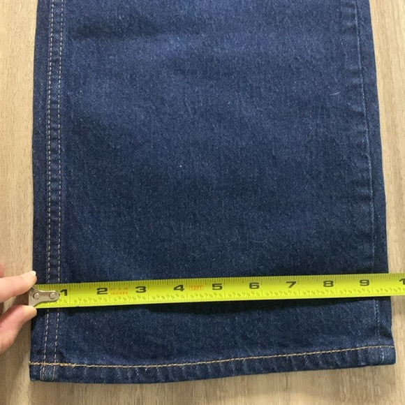 Worn once, Abercrombie & Fitch Dark Blue High-Rise 90s relaxed Jeans size 25 - Picture 7 of 9